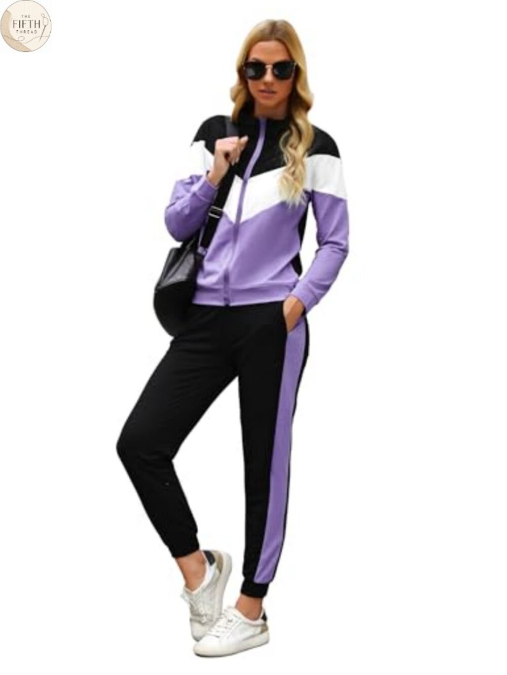 Women's 2 Piece Tracksuit Set Zip Up Sweatsuit Lounge Jogger Set Pockets